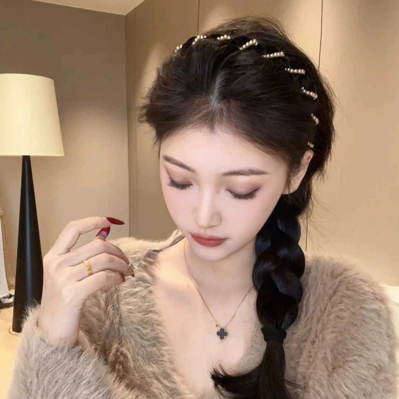 PearlLuxe Halo – Verwandelt jede Frisur in einen Blickfang