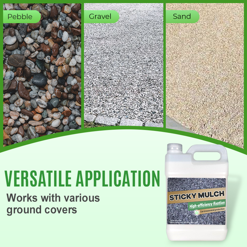 FixSolid Gartenkleber – Schluss mit herumfliegendem Mulch & Kies