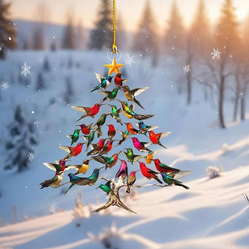 HummiLuxe – Weihnachtsornament Kolibri | Harmonie von Natur & Festlichkeit