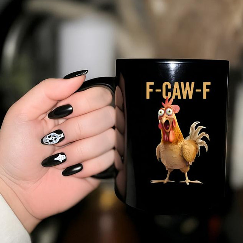 HahnLach Becher – Der Kaffee, der dich zum Krähen bringt