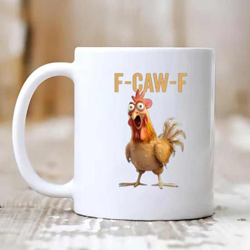 HahnLach Becher – Der Kaffee, der dich zum Krähen bringt