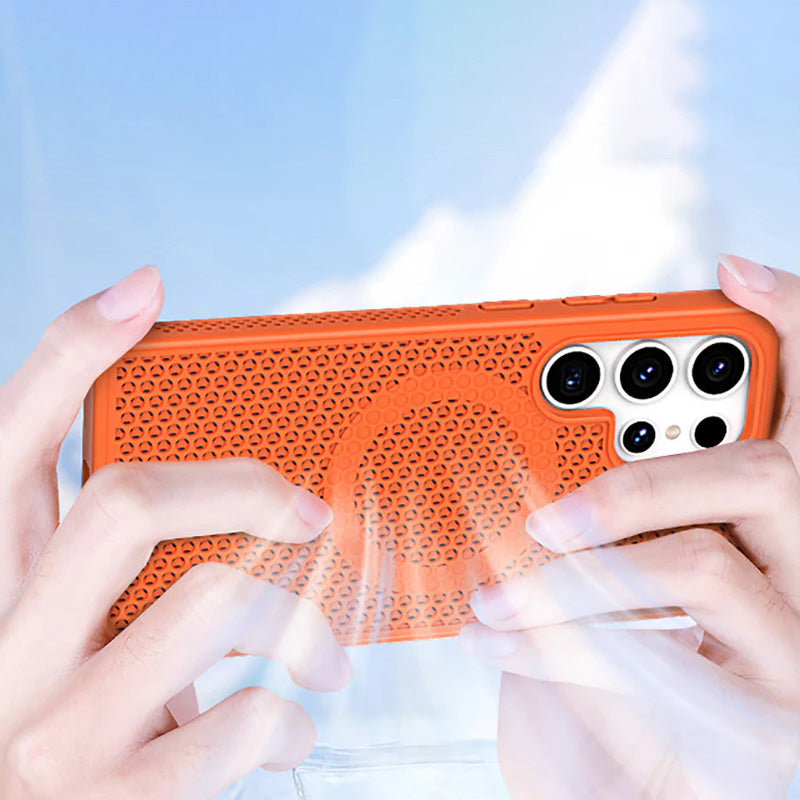 AirMesh™ – Magnetische, atmungsaktive Handyhülle für Samsung